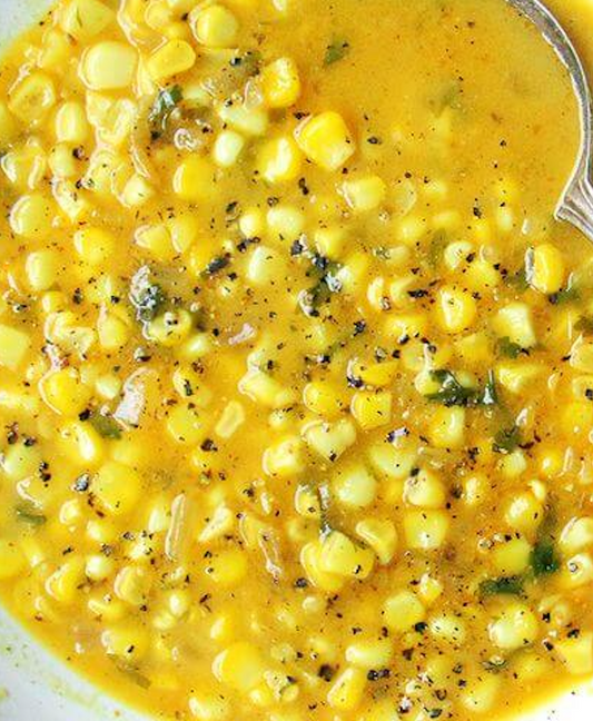 Curried Coconut Corn Soup, MP