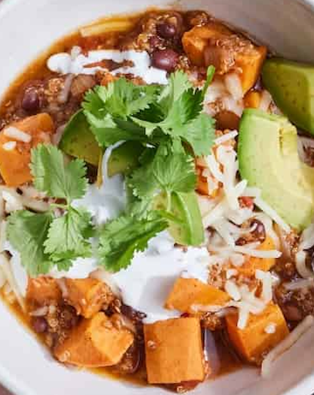 Black Bean Sweet Potato Chili